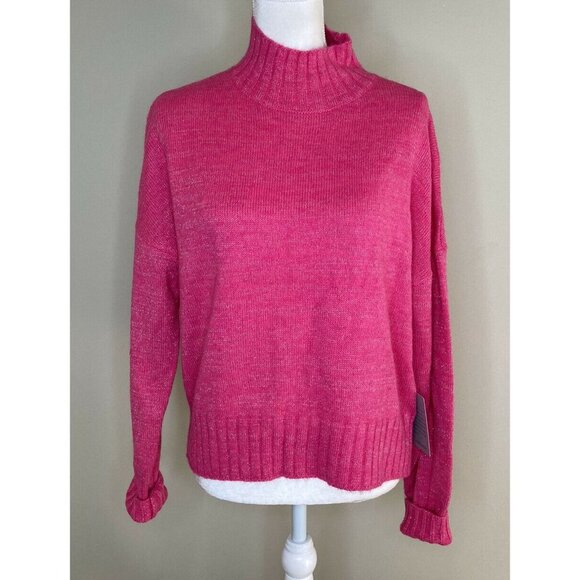 NWT NSR Women’s Pullover Turtleneck Sweater M - Picture 1 of 9